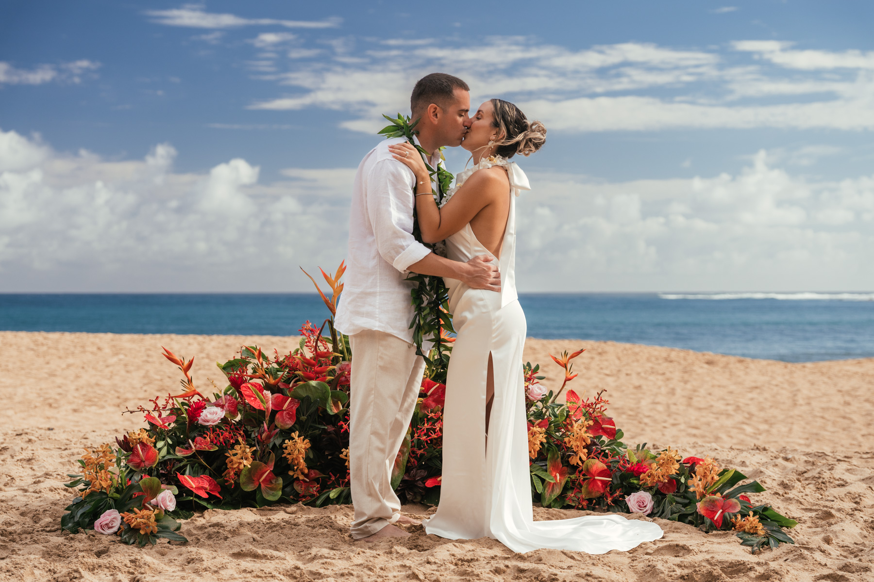Floral ceremony cresent