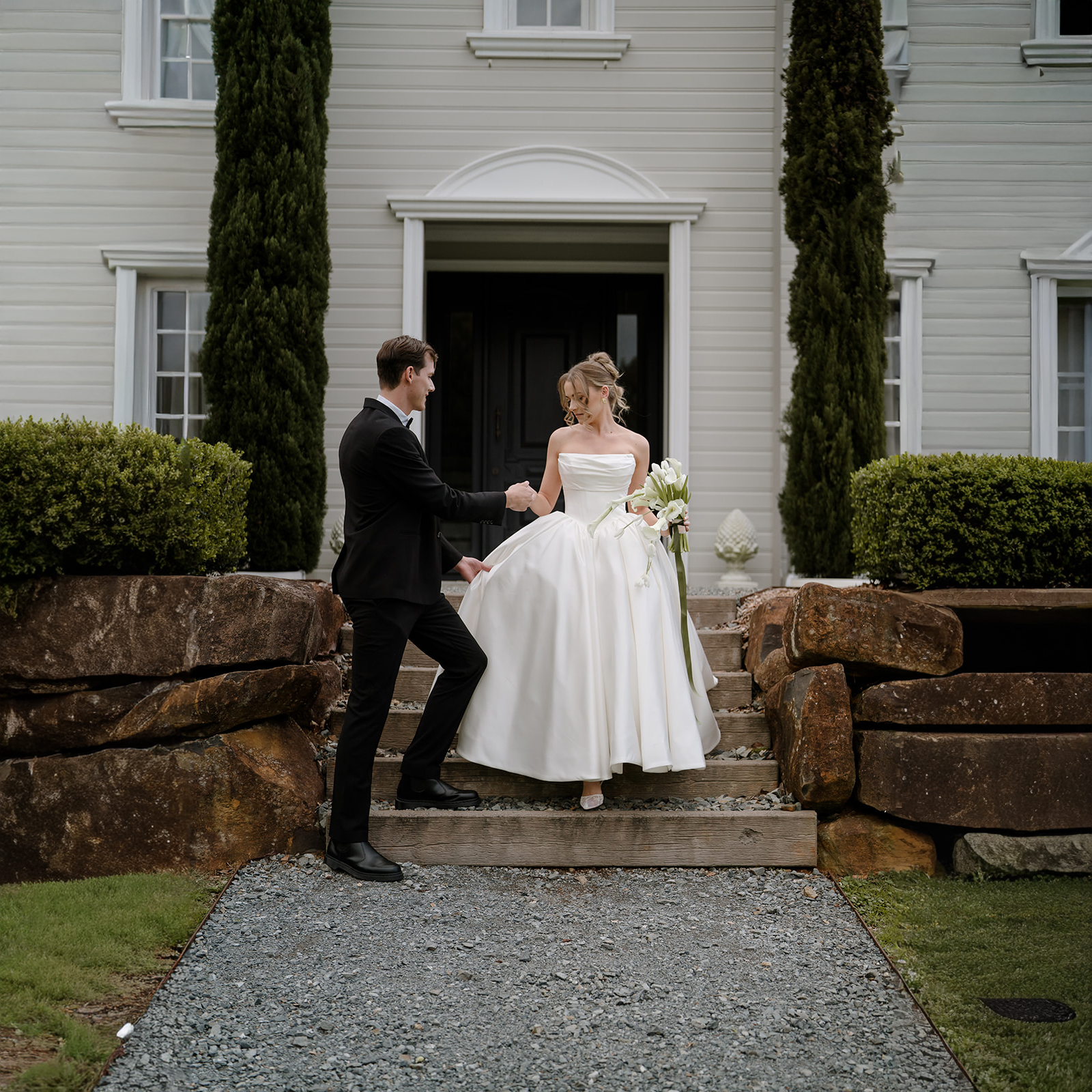 image of a customer being fitted with sewing pins