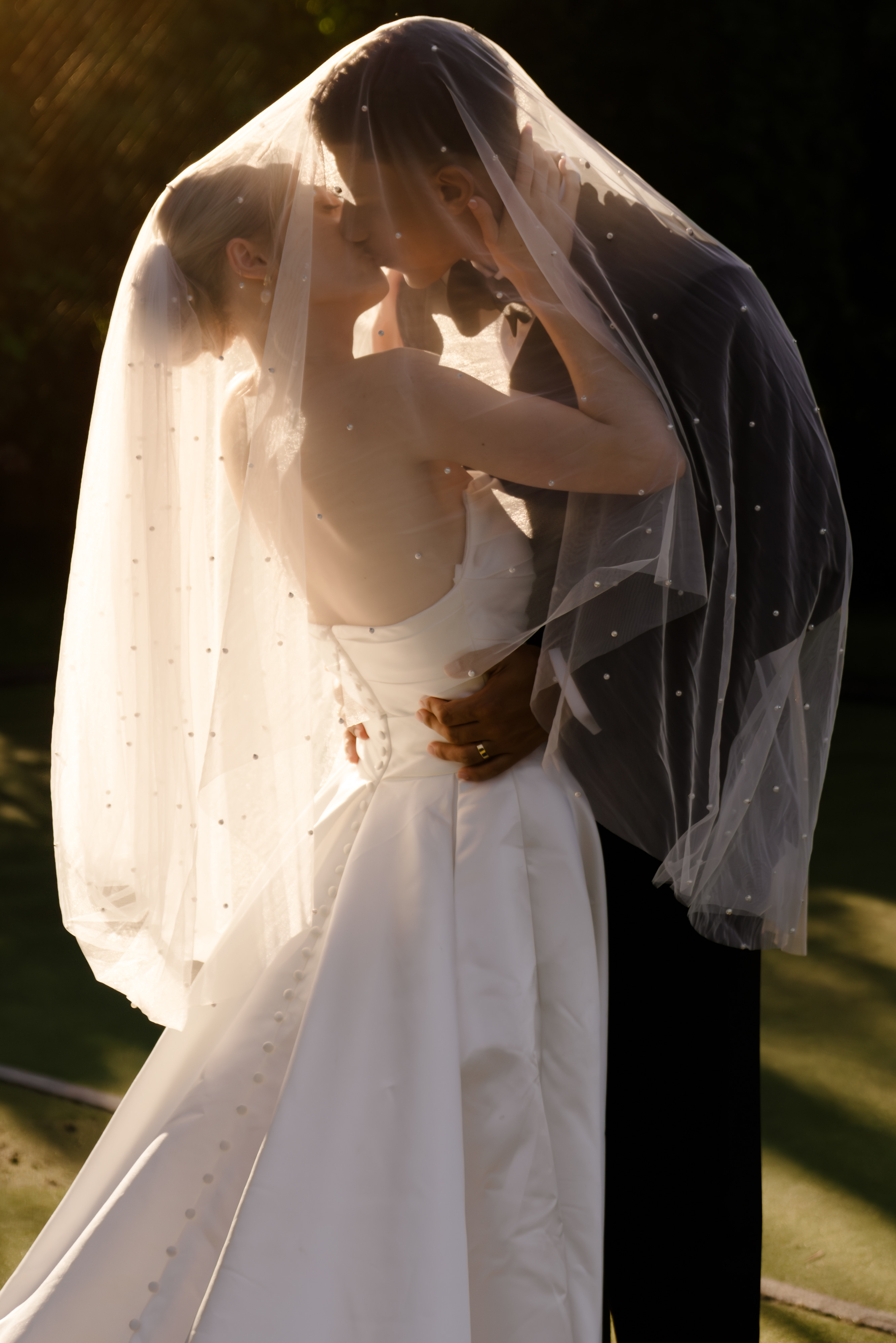 image of a customer being fitted with sewing pins