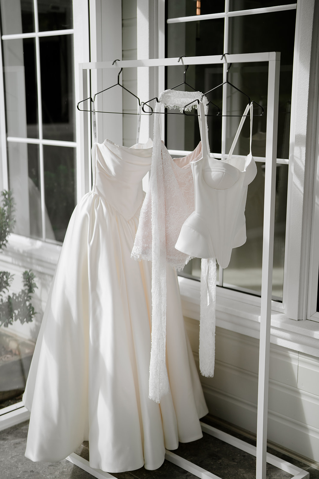 image of a customer being fitted with sewing pins