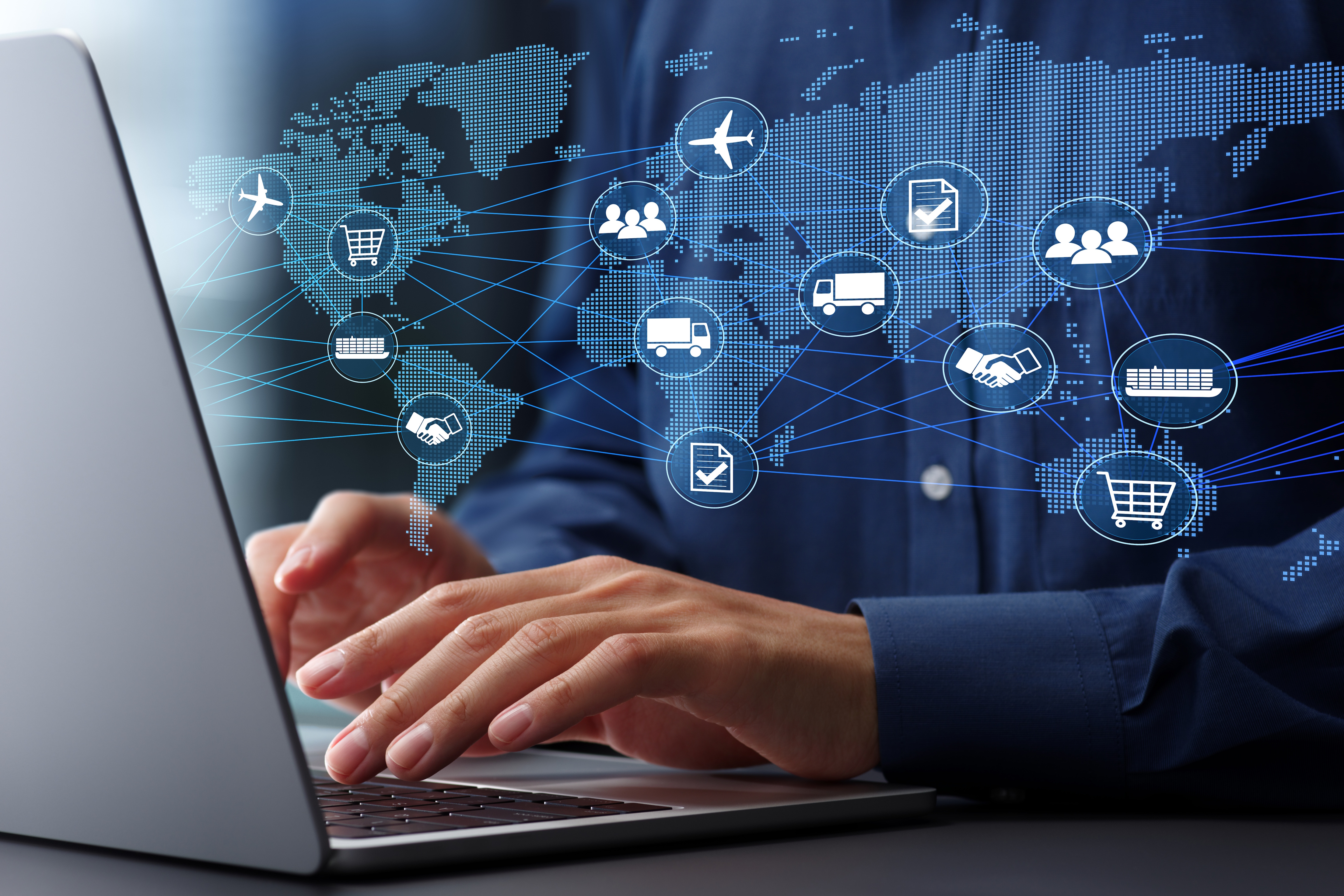 [interface] image of a computer showcasing educational software (for a edtech)