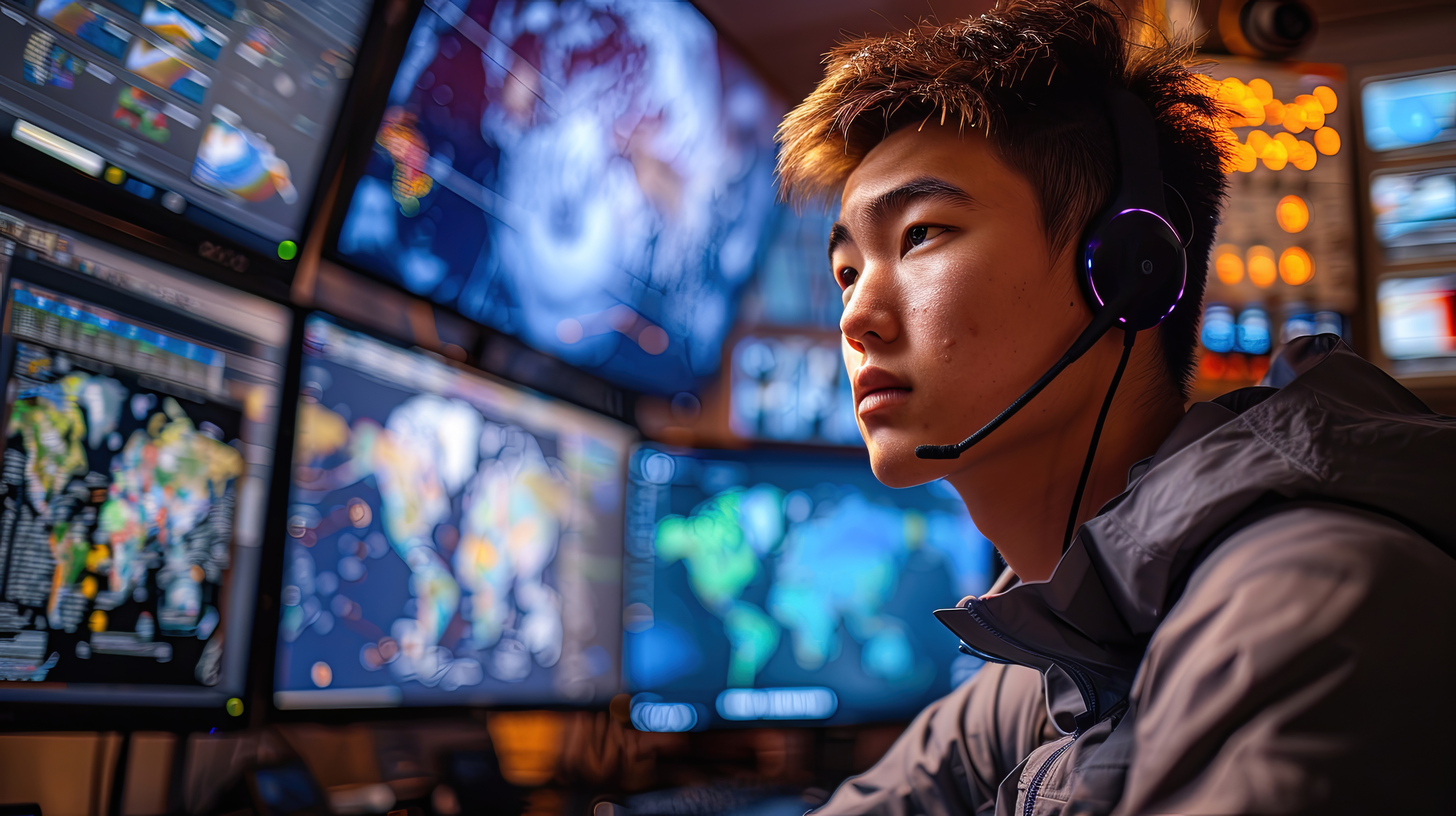 image of a traffic control center (for a mobility and transportation)