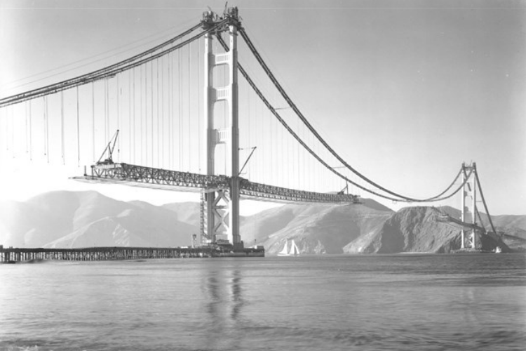 January 5, 1933: Construction Begins on the Golden Gate Bridge