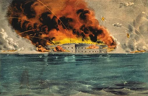January 9, 1861: "Star of the West" Fired Upon in Charleston Harbor