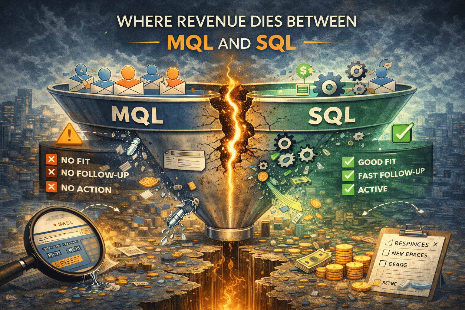Where Revenue Dies Between MQL and SQL