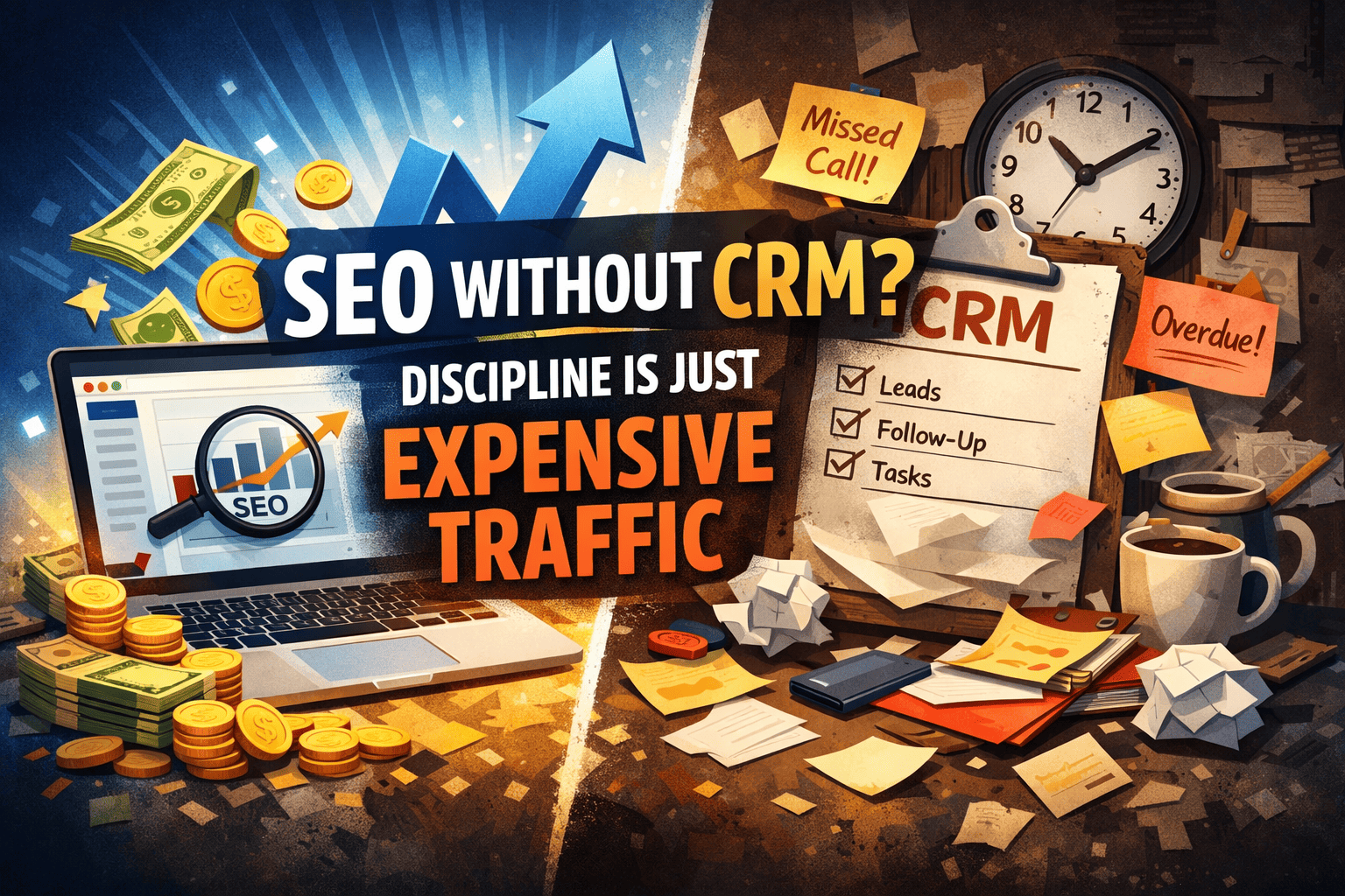 SEO Without CRM Discipline Is Just Expensive Traffic