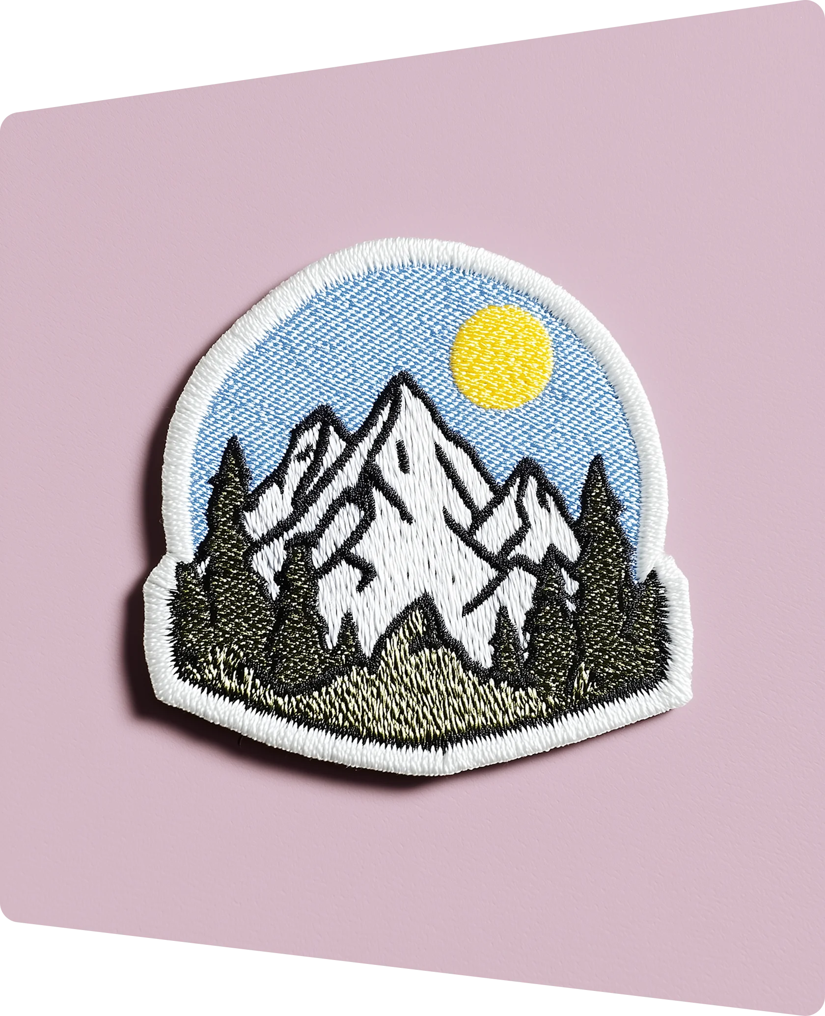 Close-up of a dried, curled beige flower petal against a soft gray background.