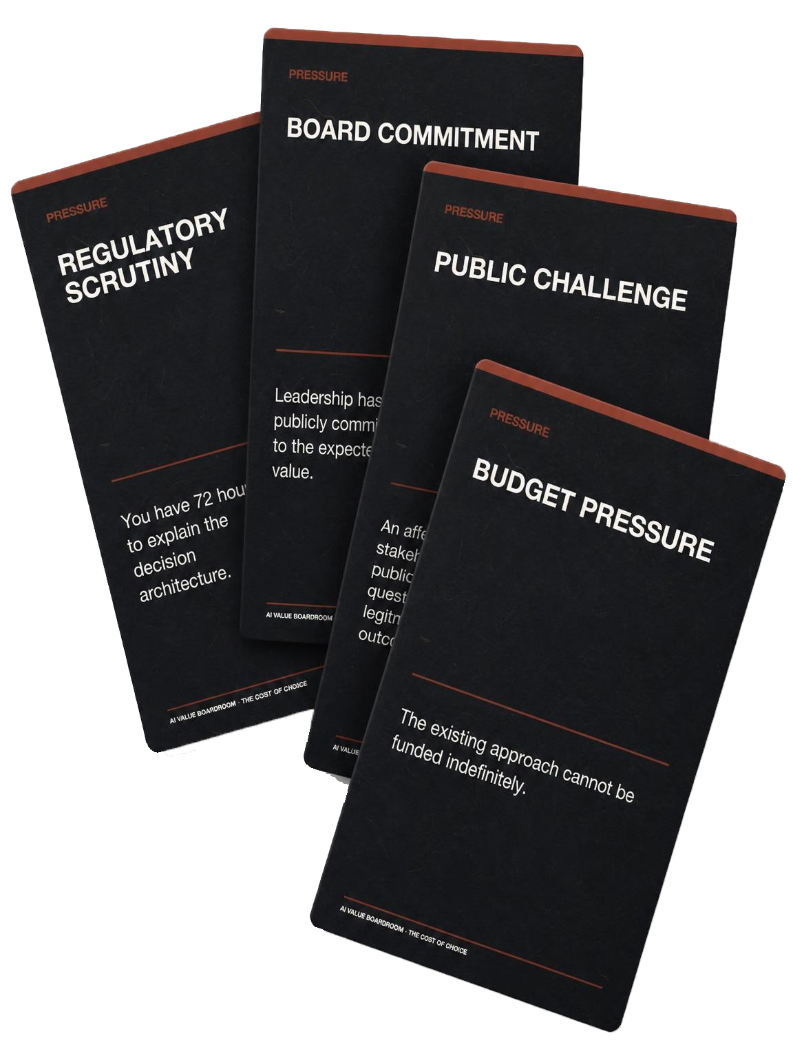 Boardroom pressure cards
