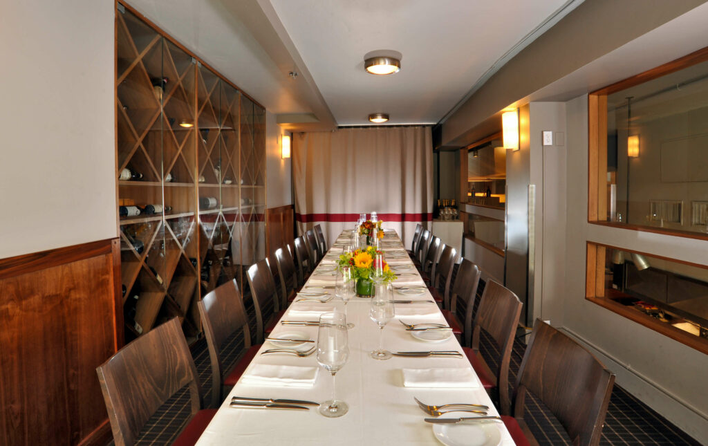 Barolo private dining room at Perbacco in San Francisco
