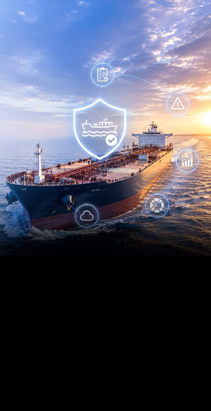 Commercial Vessel at Sea - Mobile