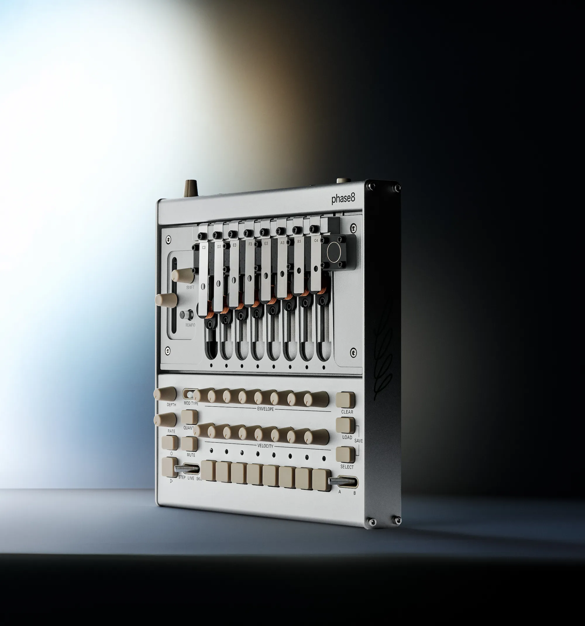 Lifestyle photography of KORG phase8.