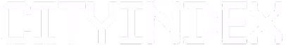 Bold block letters spelling CITYINDEX in white on a black background.