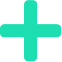 Green plus sign icon.