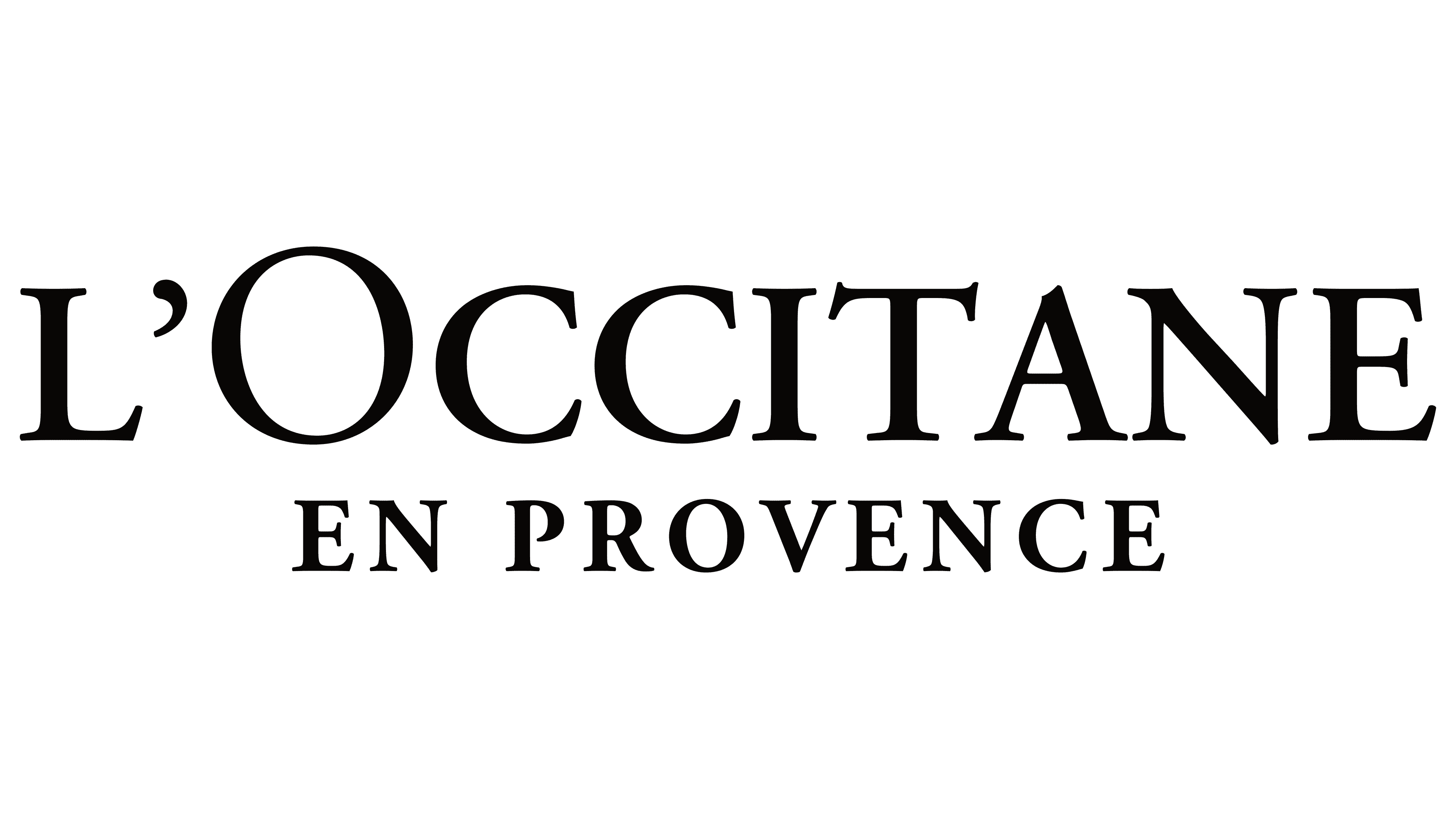 L'OCCITANE EN PROVENCE logo in black serif font.