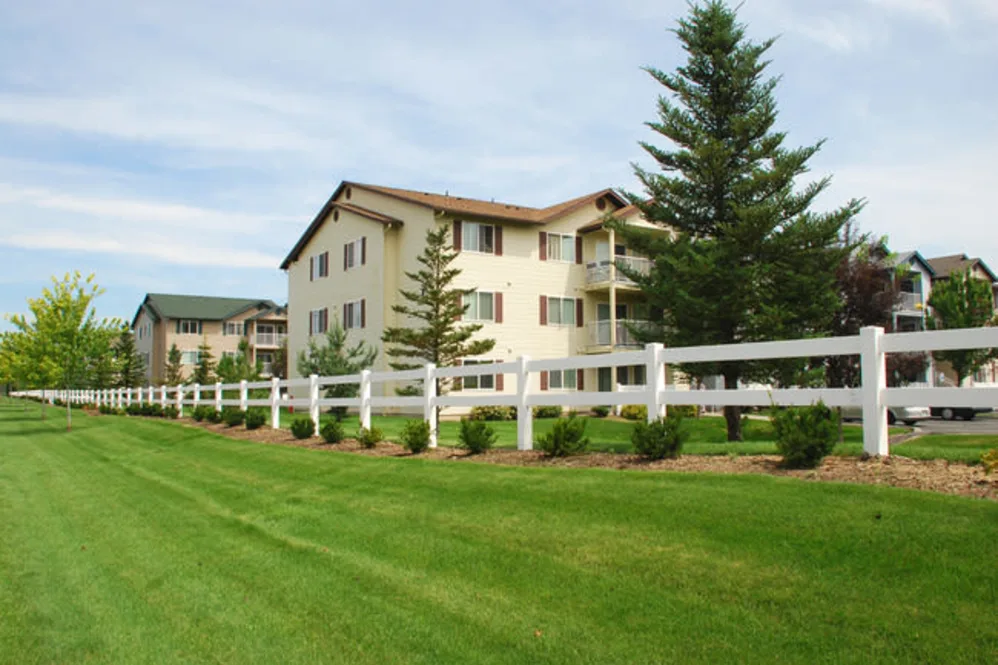 Exterior view with gate