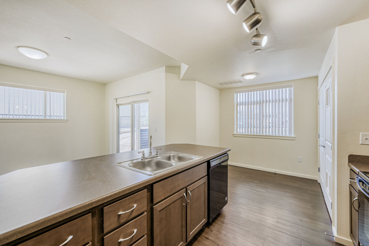 kitchen and dining room