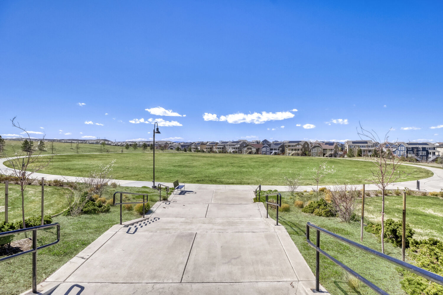 circular outdoor walking space