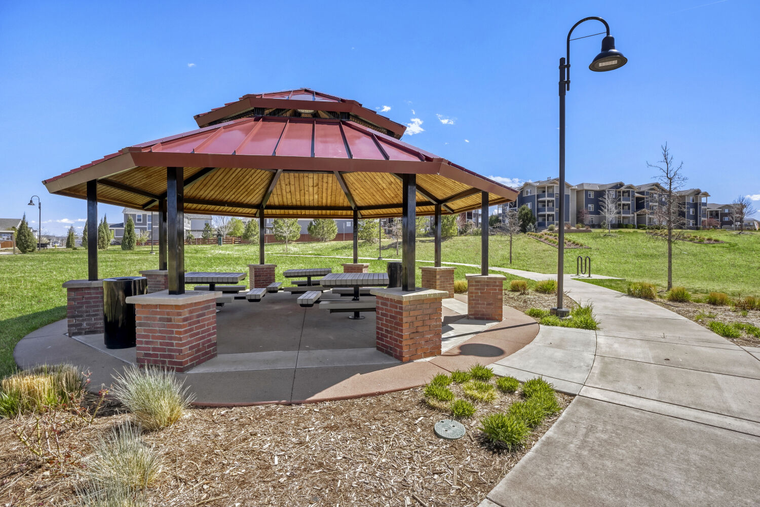 covered outdoor seating area