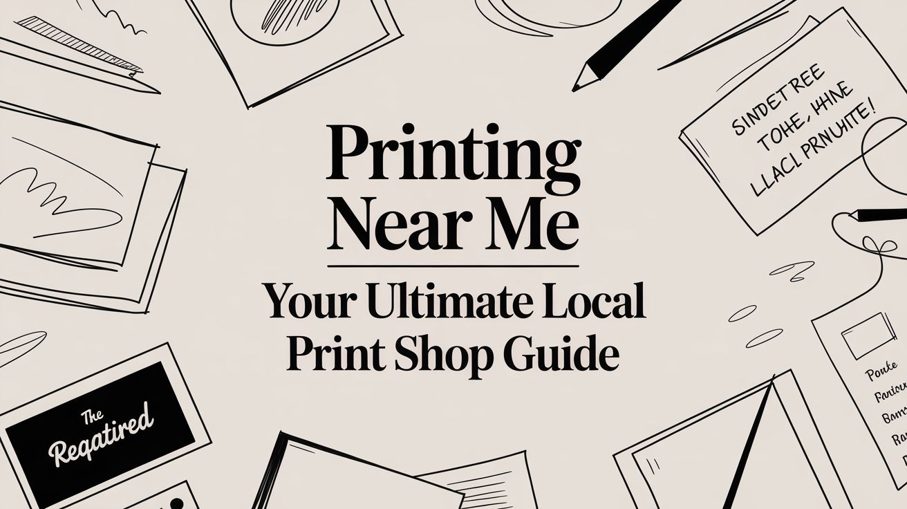 Printing Near Me Your Ultimate Local Print Shop Guide