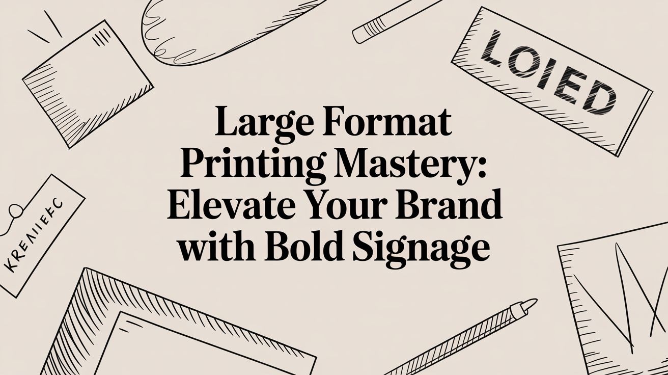 Large format printing Mastery: Elevate Your Brand with Bold Signage
