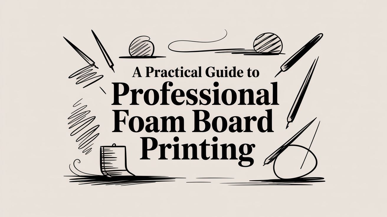 A Practical Guide to Professional Foam Board Printing