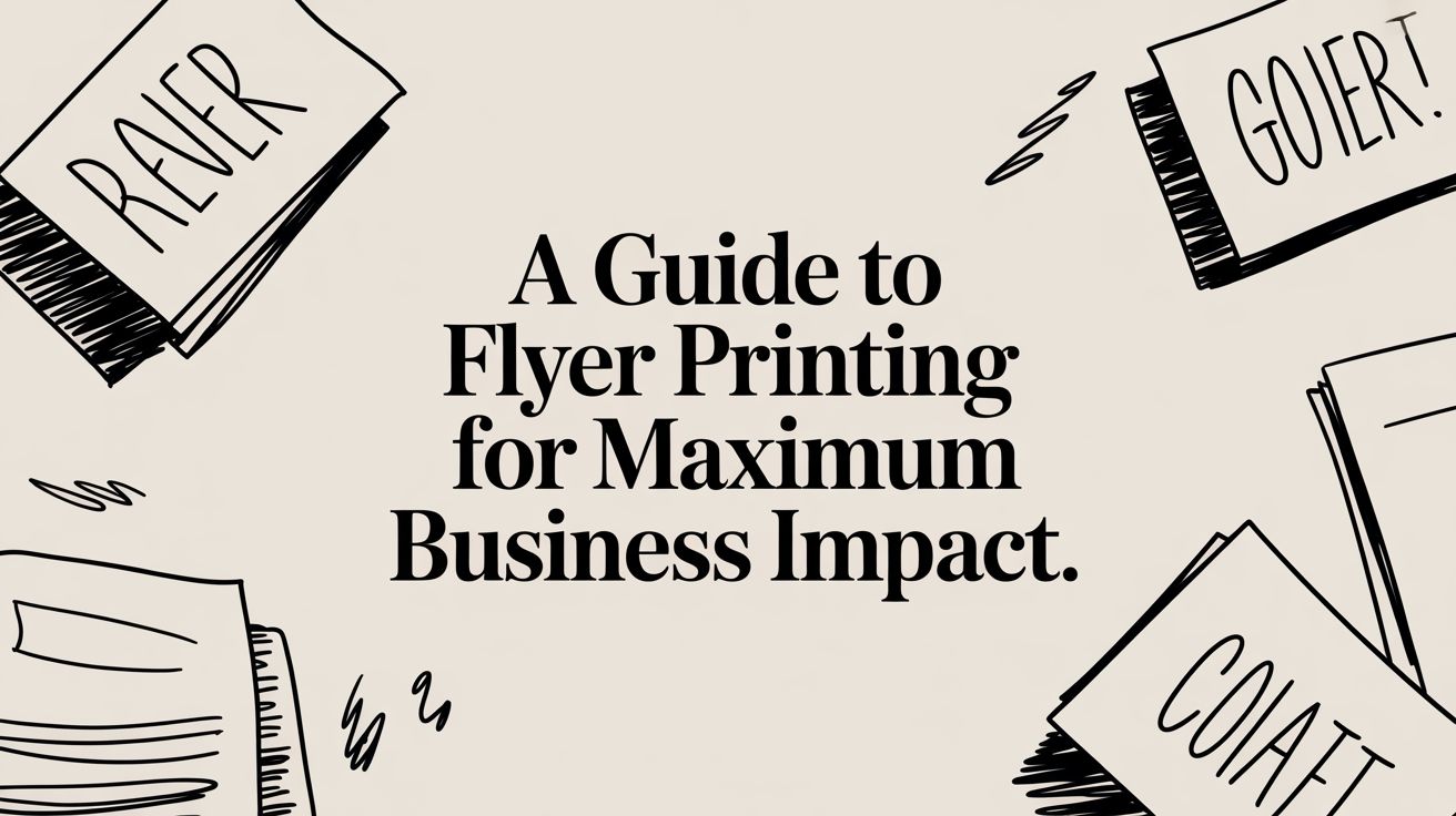A Guide to Flyer Printing for Maximum Business Impact
