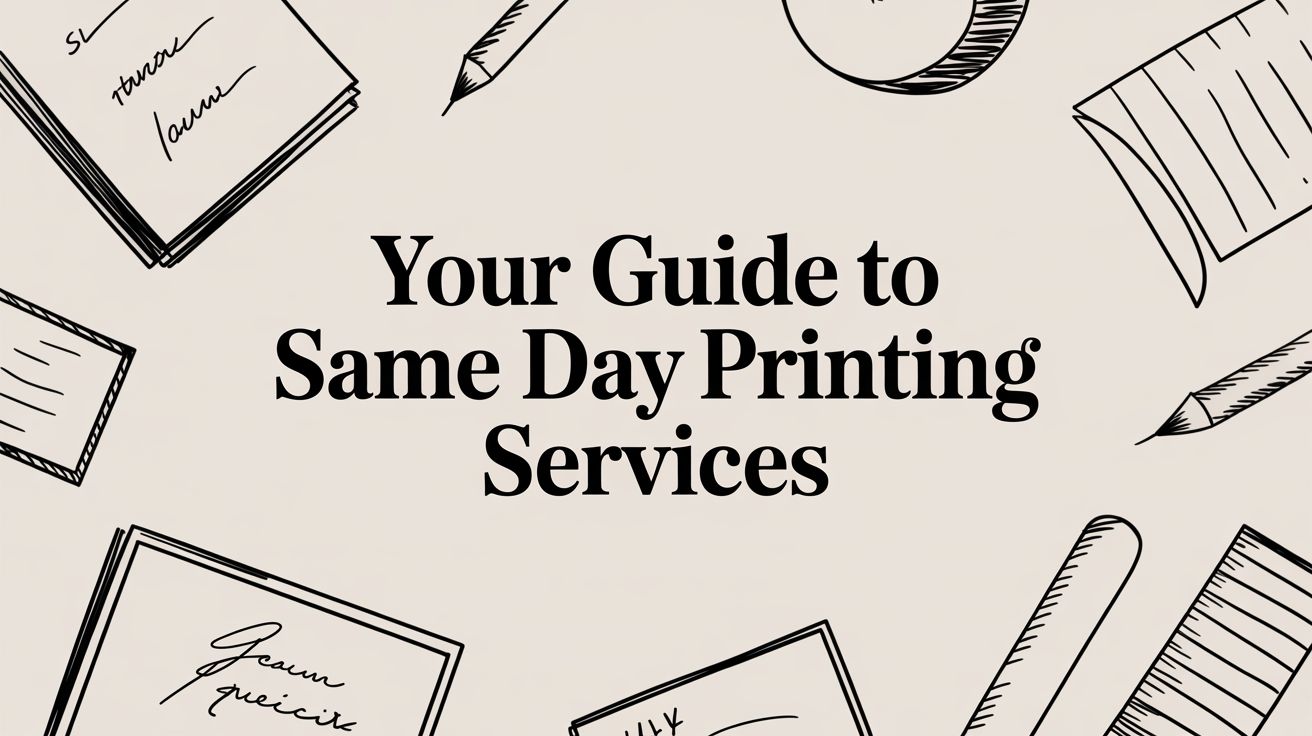 Your Guide to Same Day Printing Services