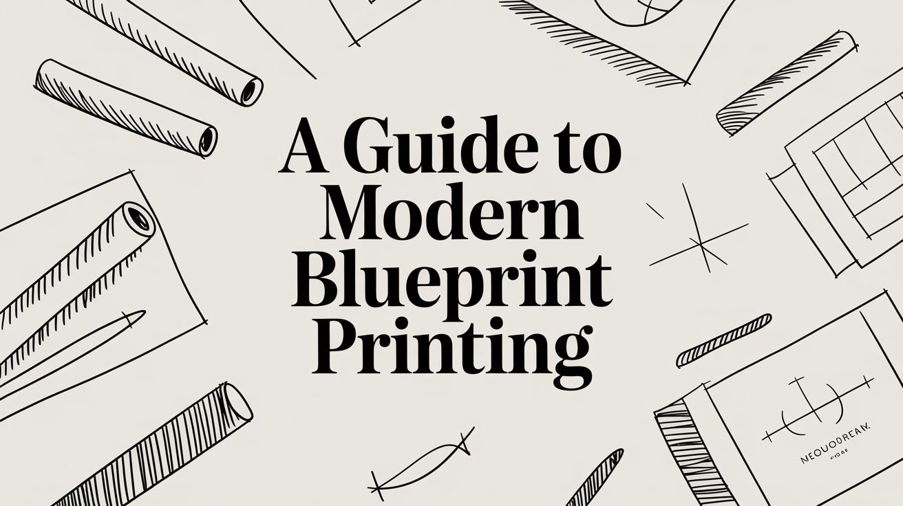 A Guide to Modern Blueprint Printing