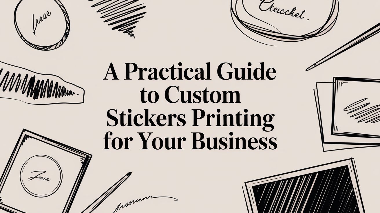 A Practical Guide to Custom Stickers Printing for Your Business