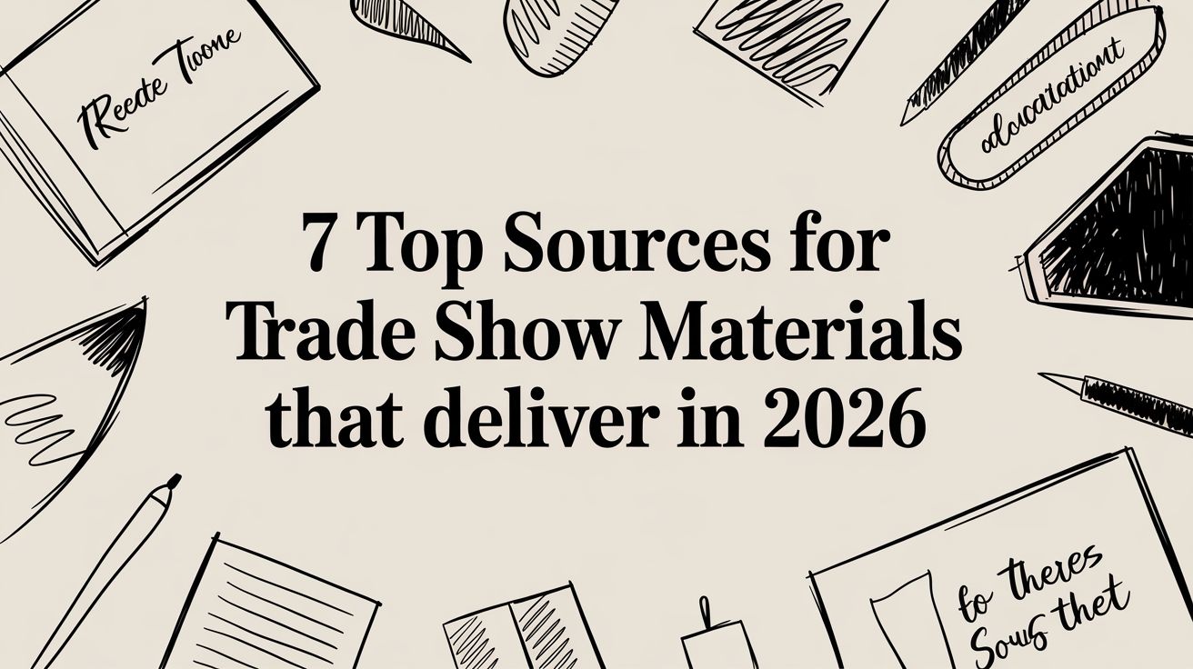 7 Top Sources for Trade Show Materials That Deliver in 2026