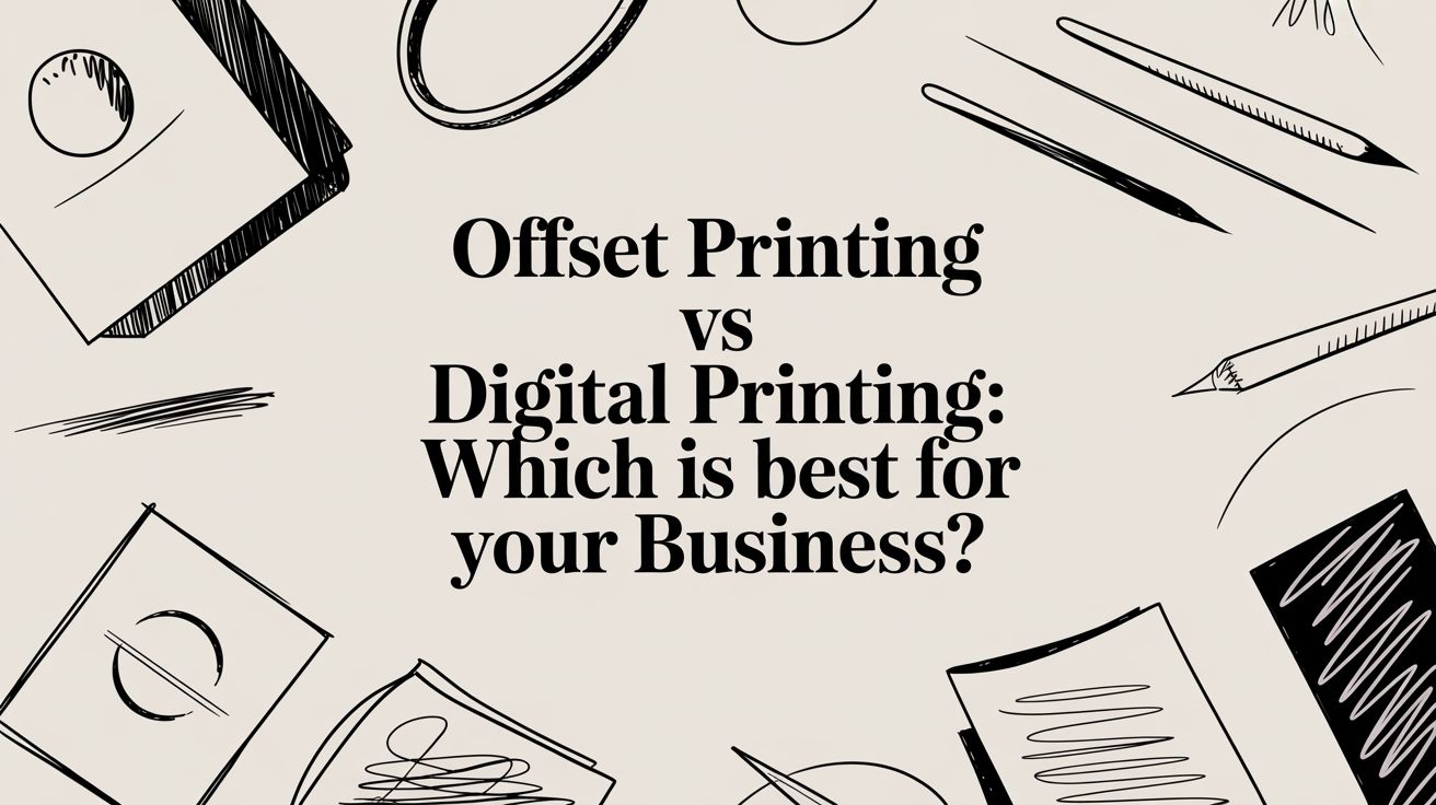 Offset Printing vs Digital Printing: Which Is Best for Your Business?