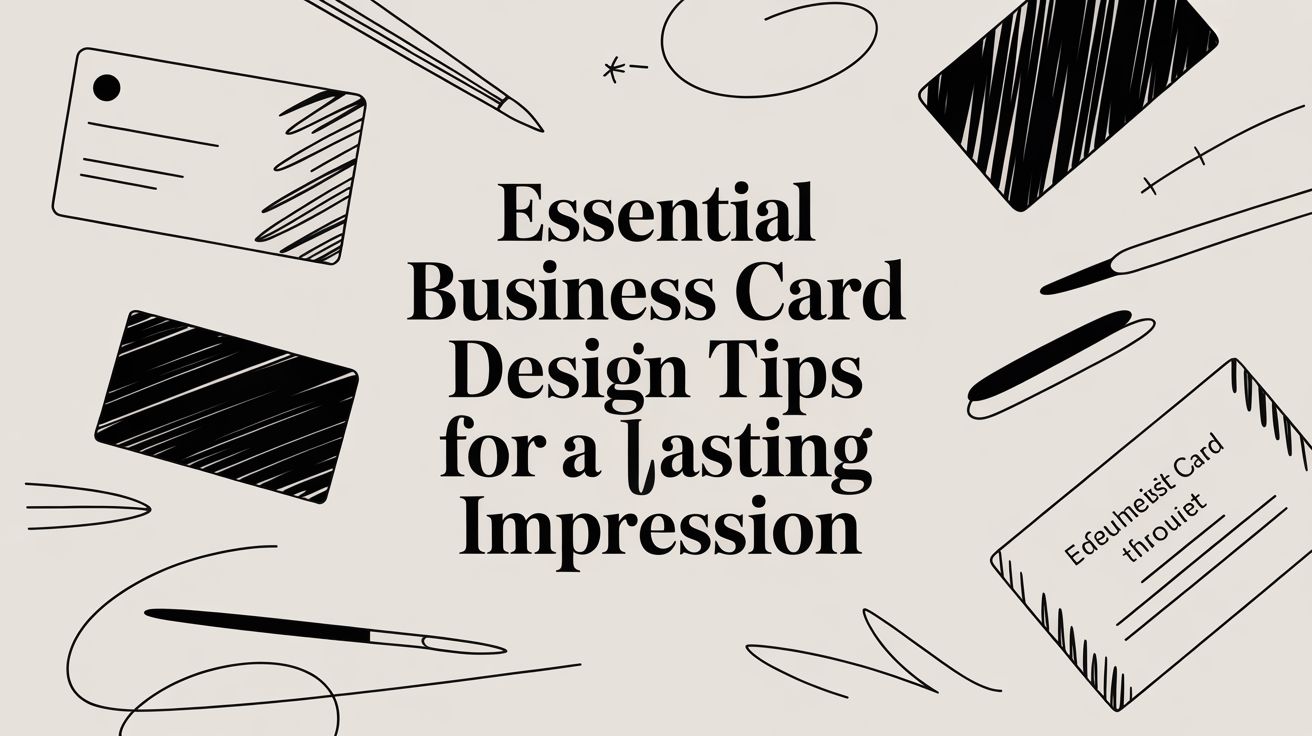 Essential Business Card Design Tips for a Lasting Impression