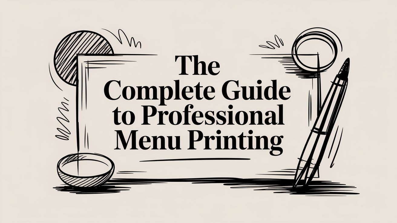 The Complete Guide to Professional Menu Printing