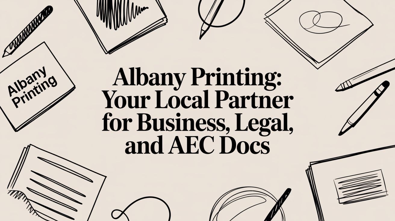 Albany Printing: Your Local Partner for Business, Legal, and AEC Docs