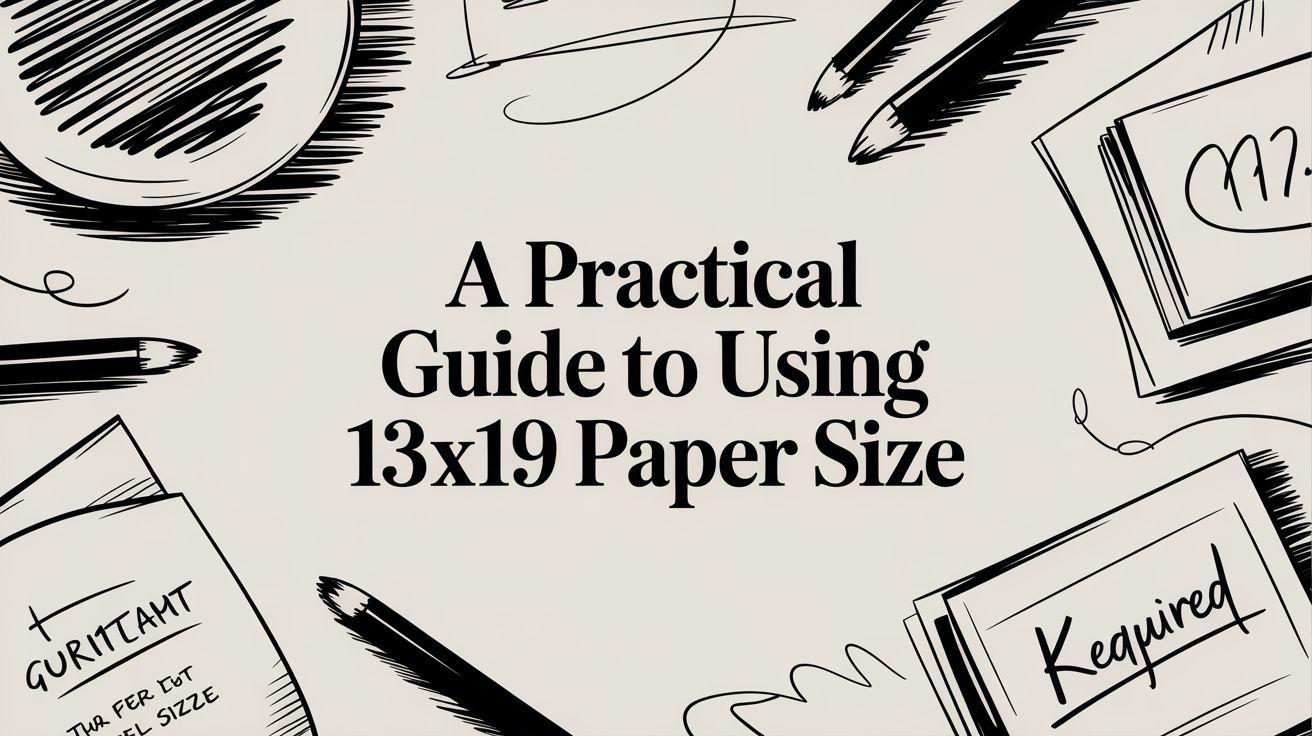 A Practical Guide to Using 13x19 Paper Size