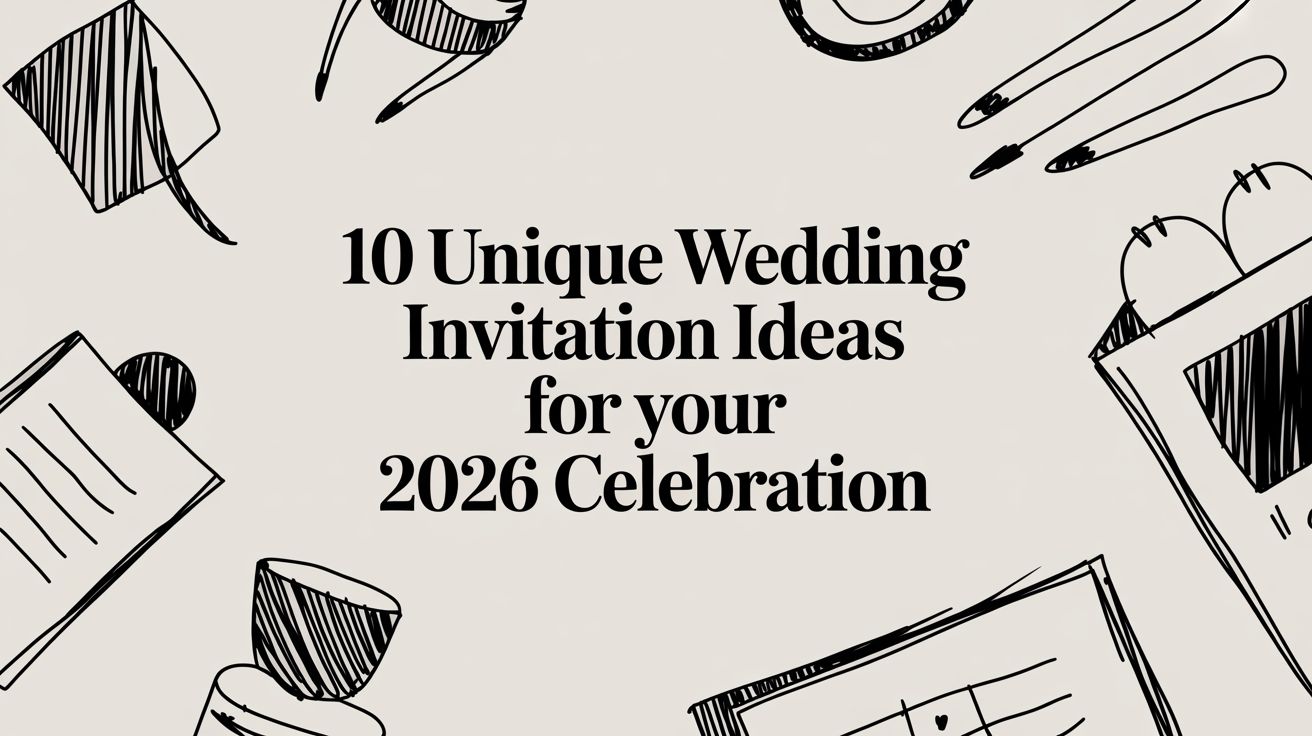 10 Unique Wedding Invitation Ideas for Your 2026 Celebration