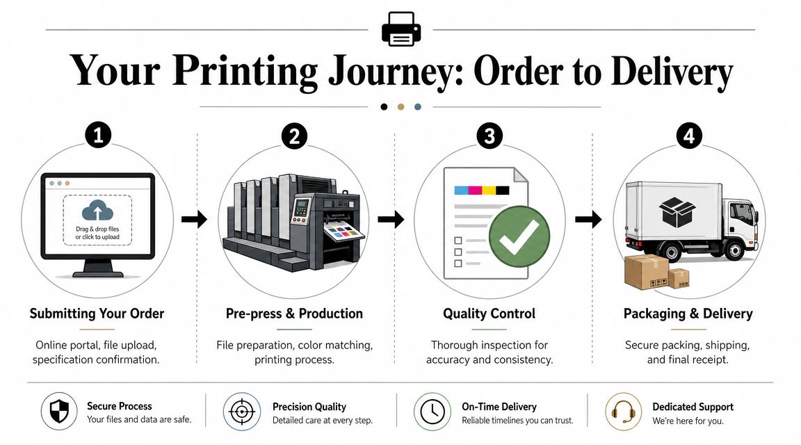 Understanding the Printing Workflow From Order to Delivery