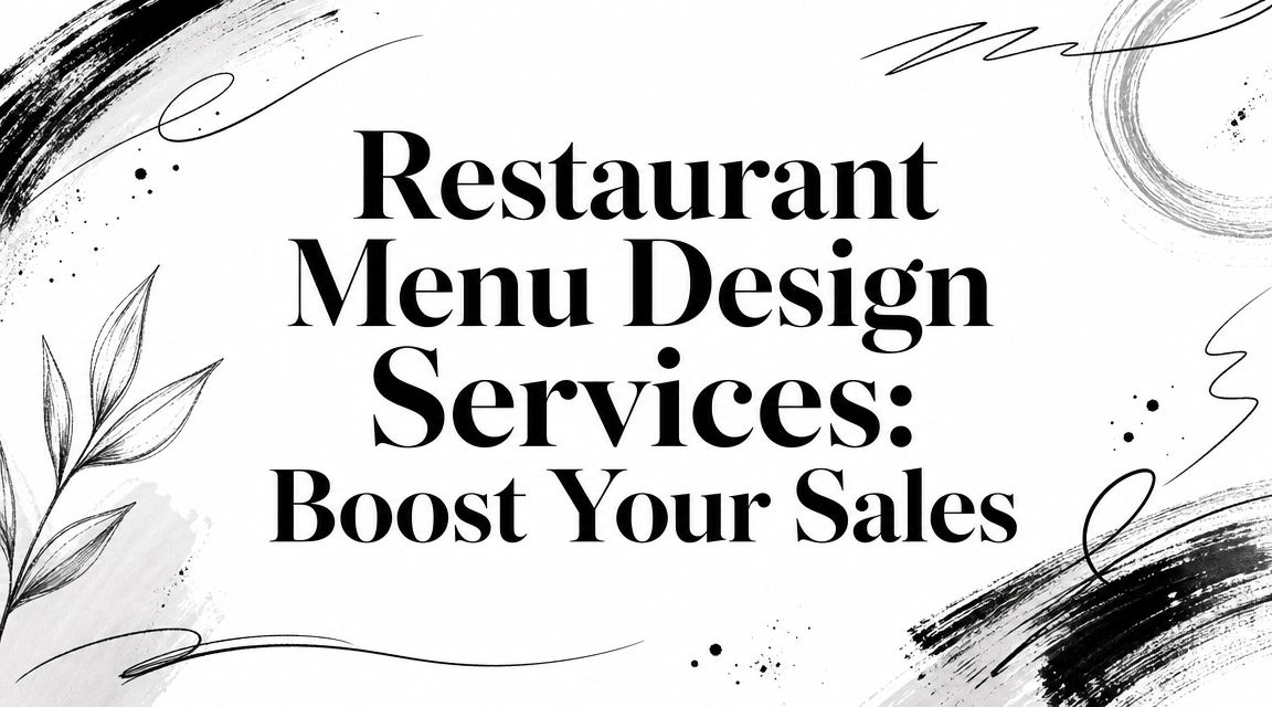 Restaurant Menu Design Services: Boost Your Sales