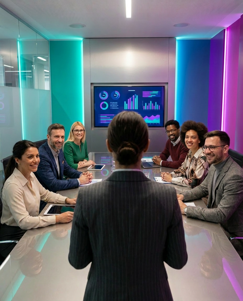 Employee using traditional animation tools and AI to improve workflow