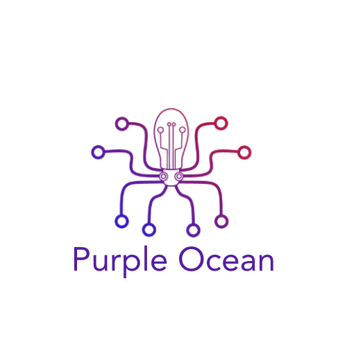 Purple Ocean logo representing a connected navigation system for cannabis compliance and operations