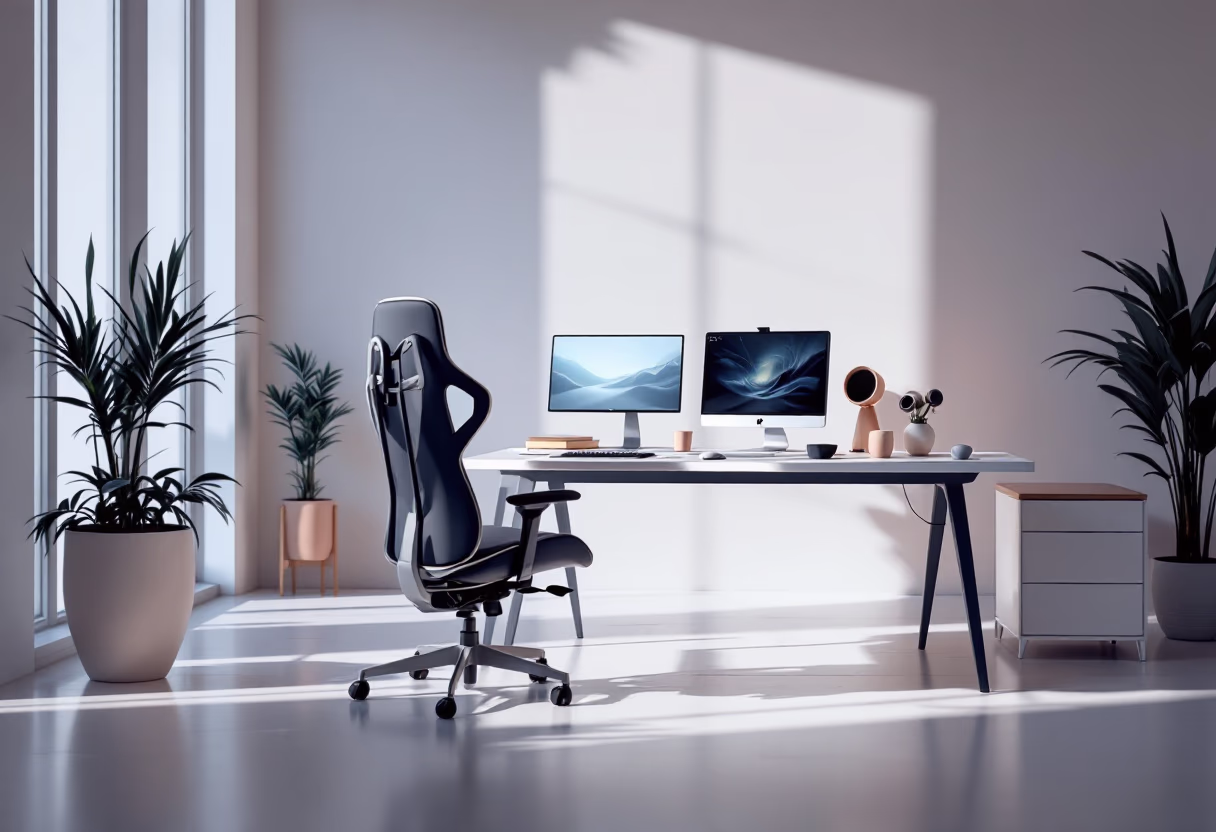 [background image] workspace (for an ai cybersecurity company)