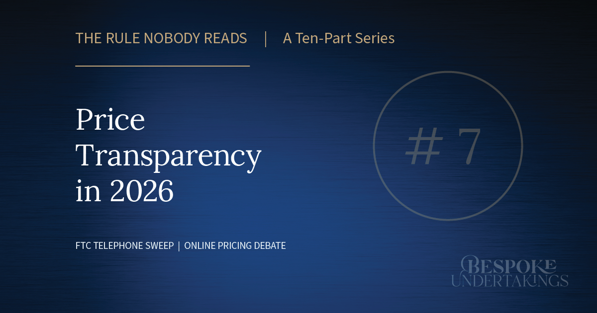 Insights from Bespoke Undertakings