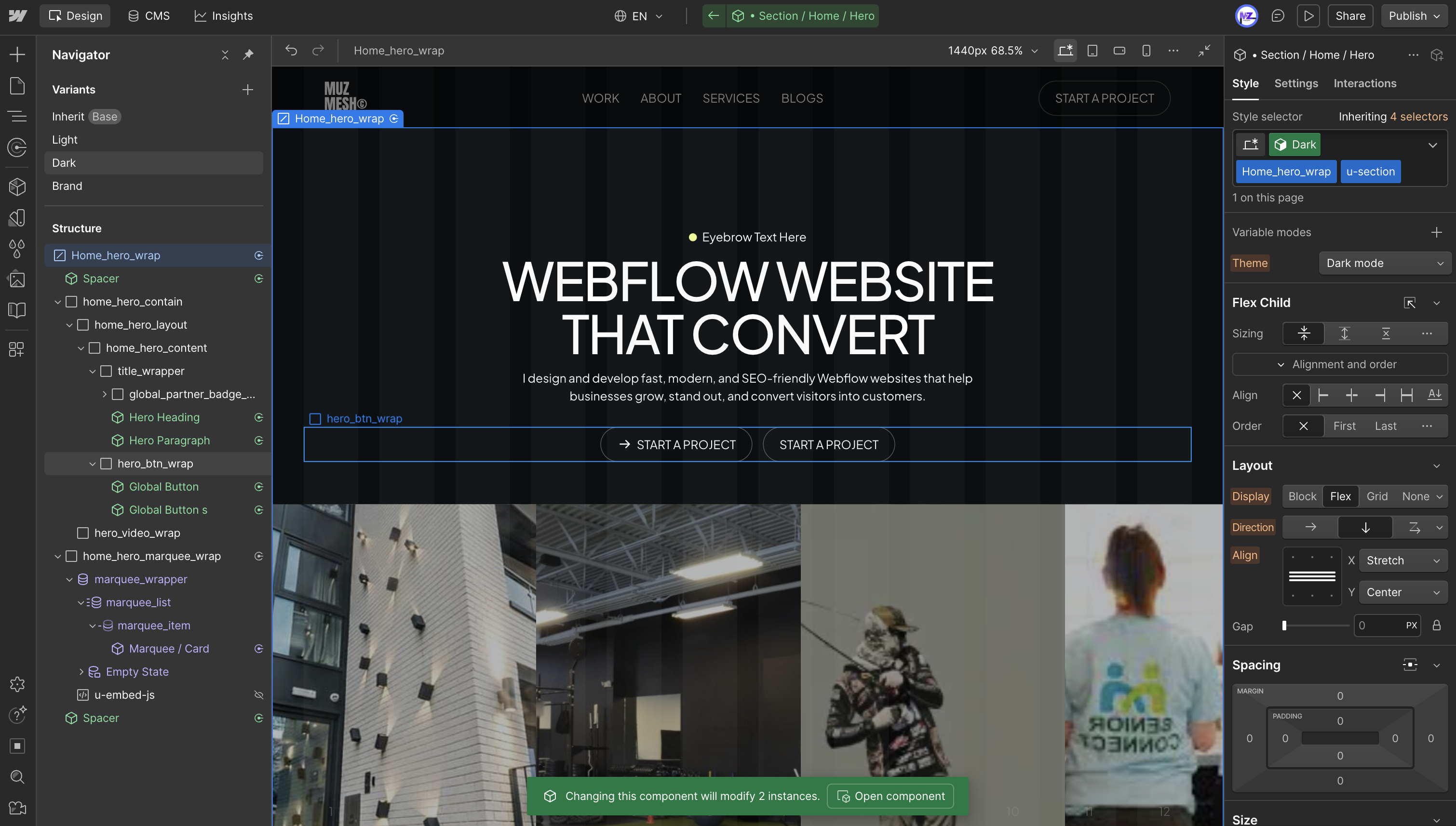 Webflow vs Framer: Which Platform Is Better for Modern Websites in 2026? | MuzMesh Creative Blog