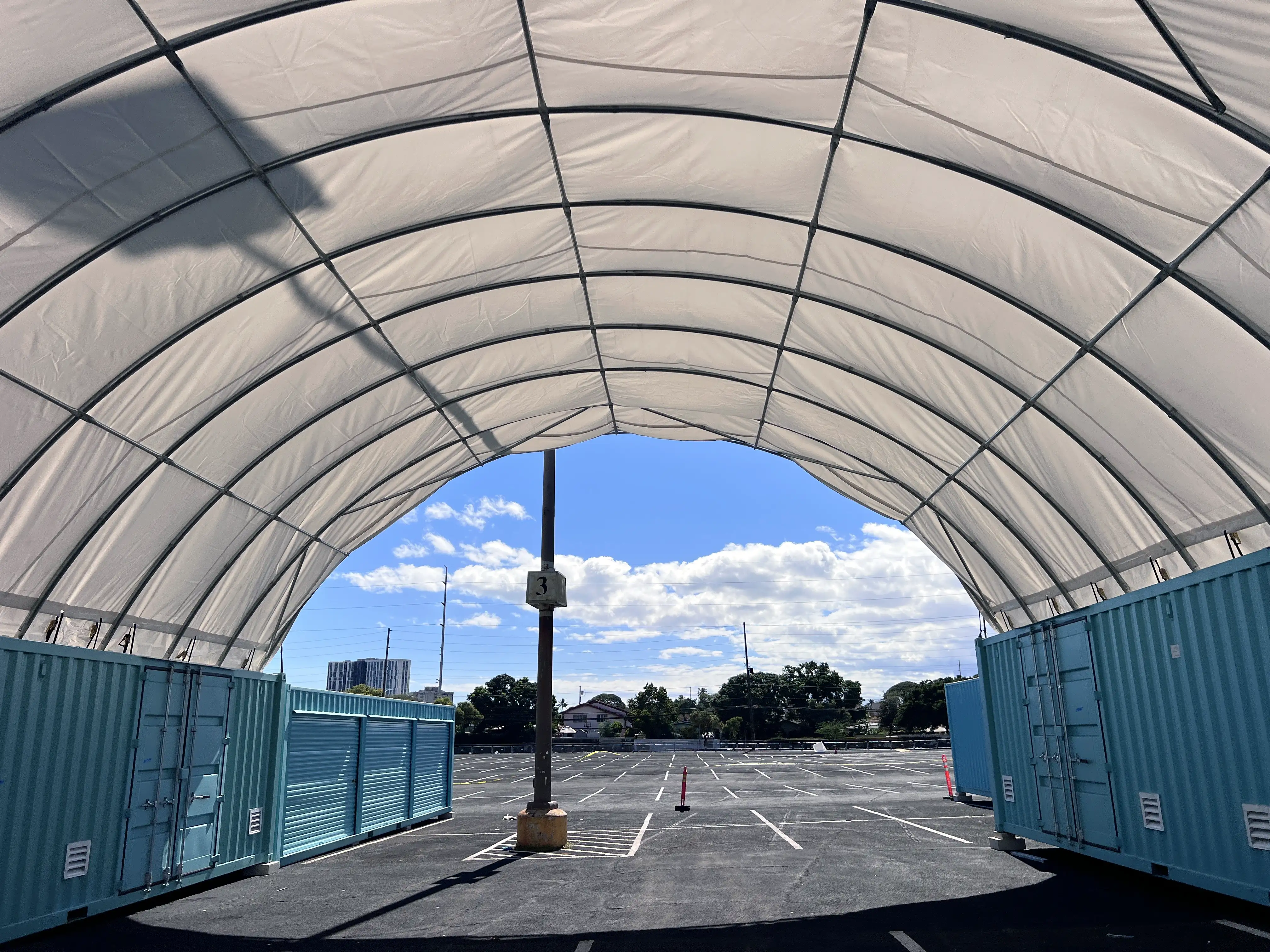 40'x40'x13' Container Tent For Sale In Hawaii