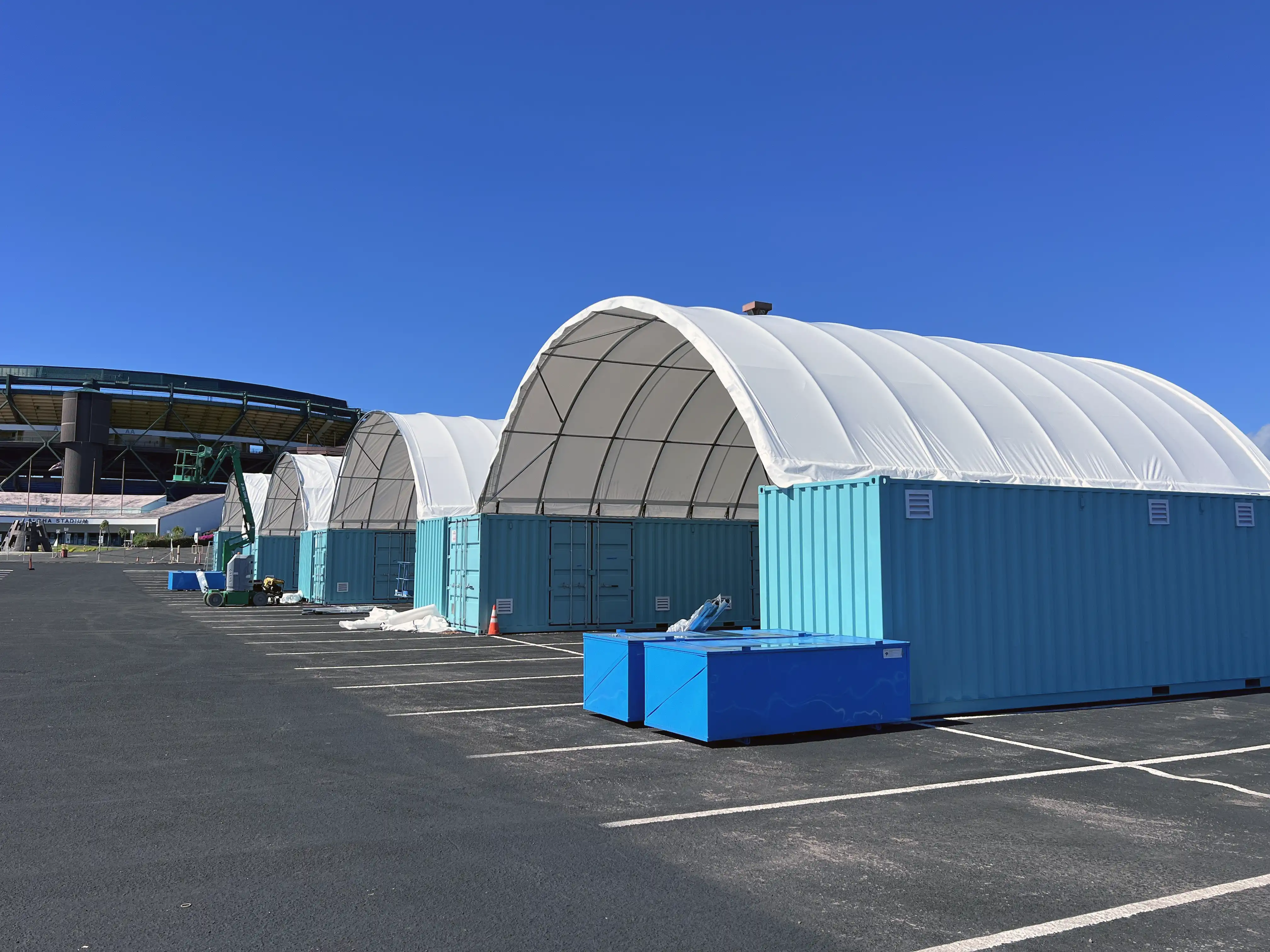 40'x40'x13' Container Tent For Sale In Hawaii
