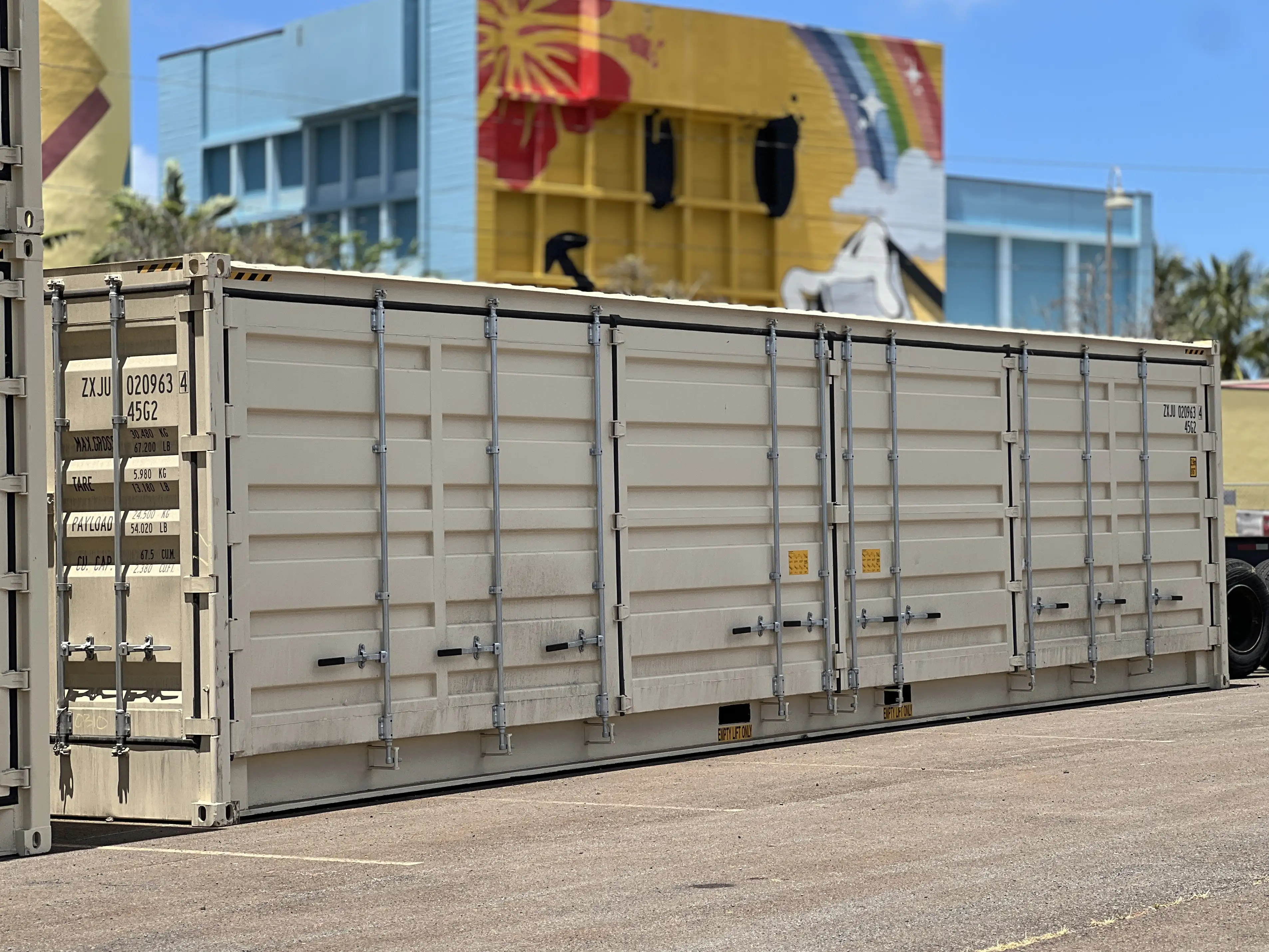 40'HC Container Full Side Opening For Sale In Hawaii