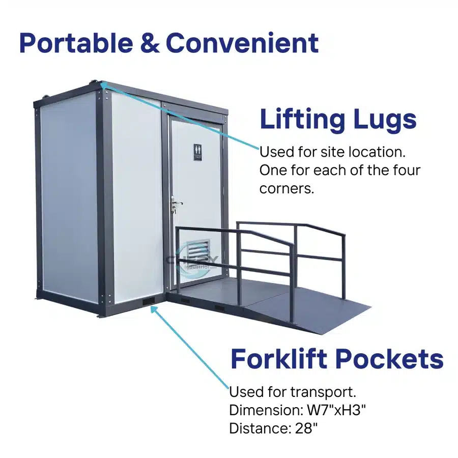 1-Stall ADA Accessible Portable Restroom For Sale In Hawaii