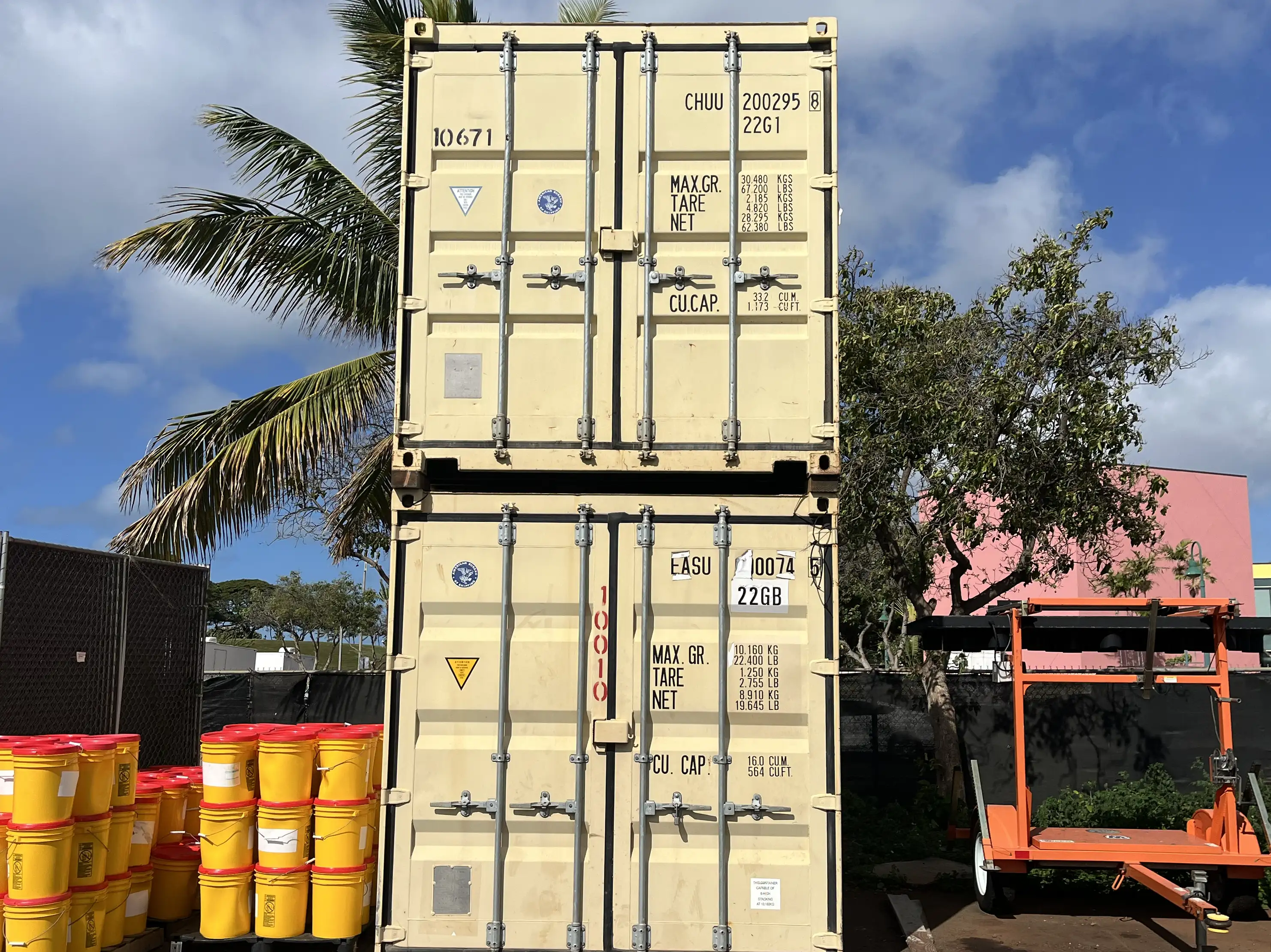 10'GP Container For Sale In Hawaii