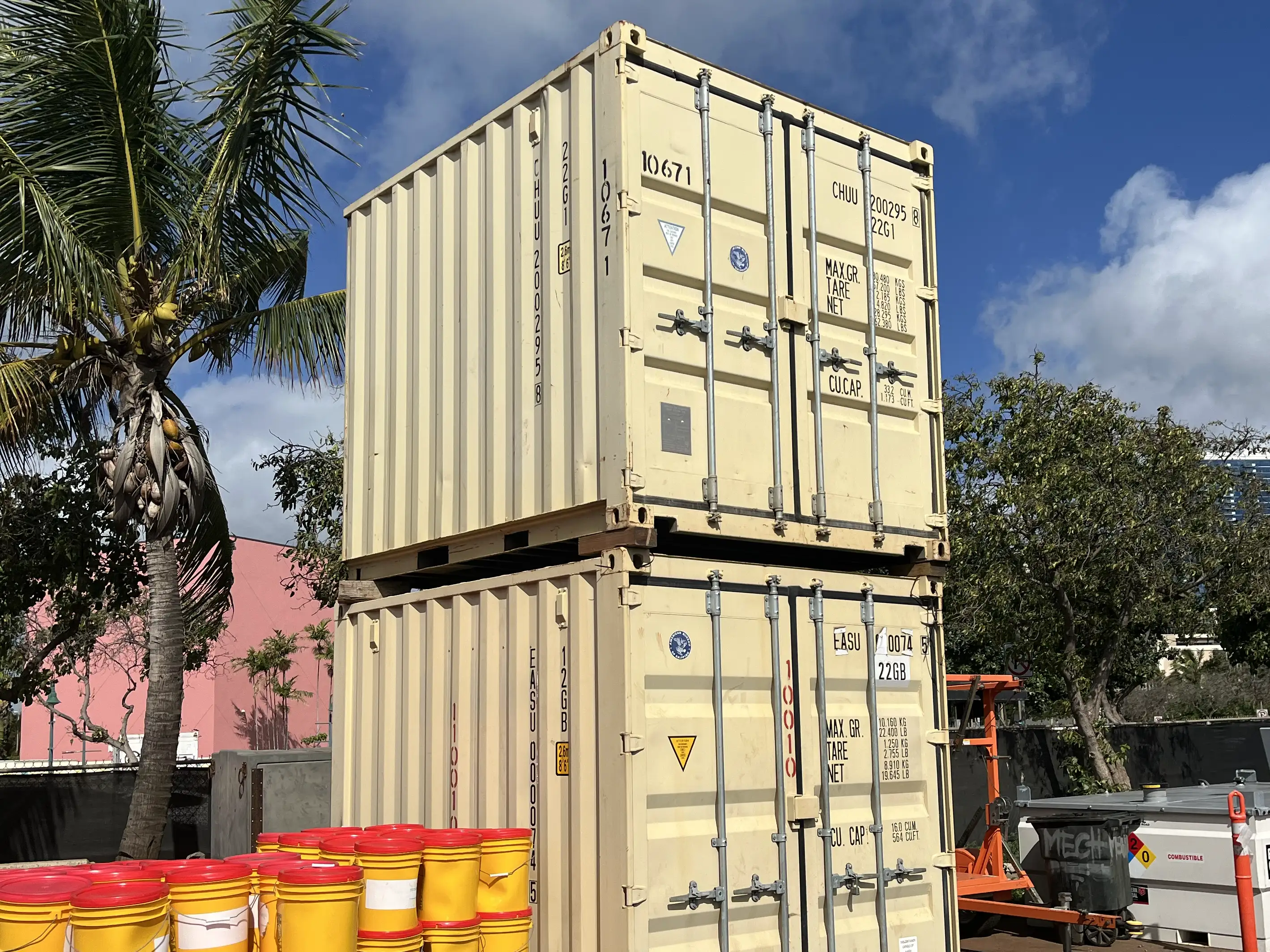10'GP Container For Sale In Hawaii
