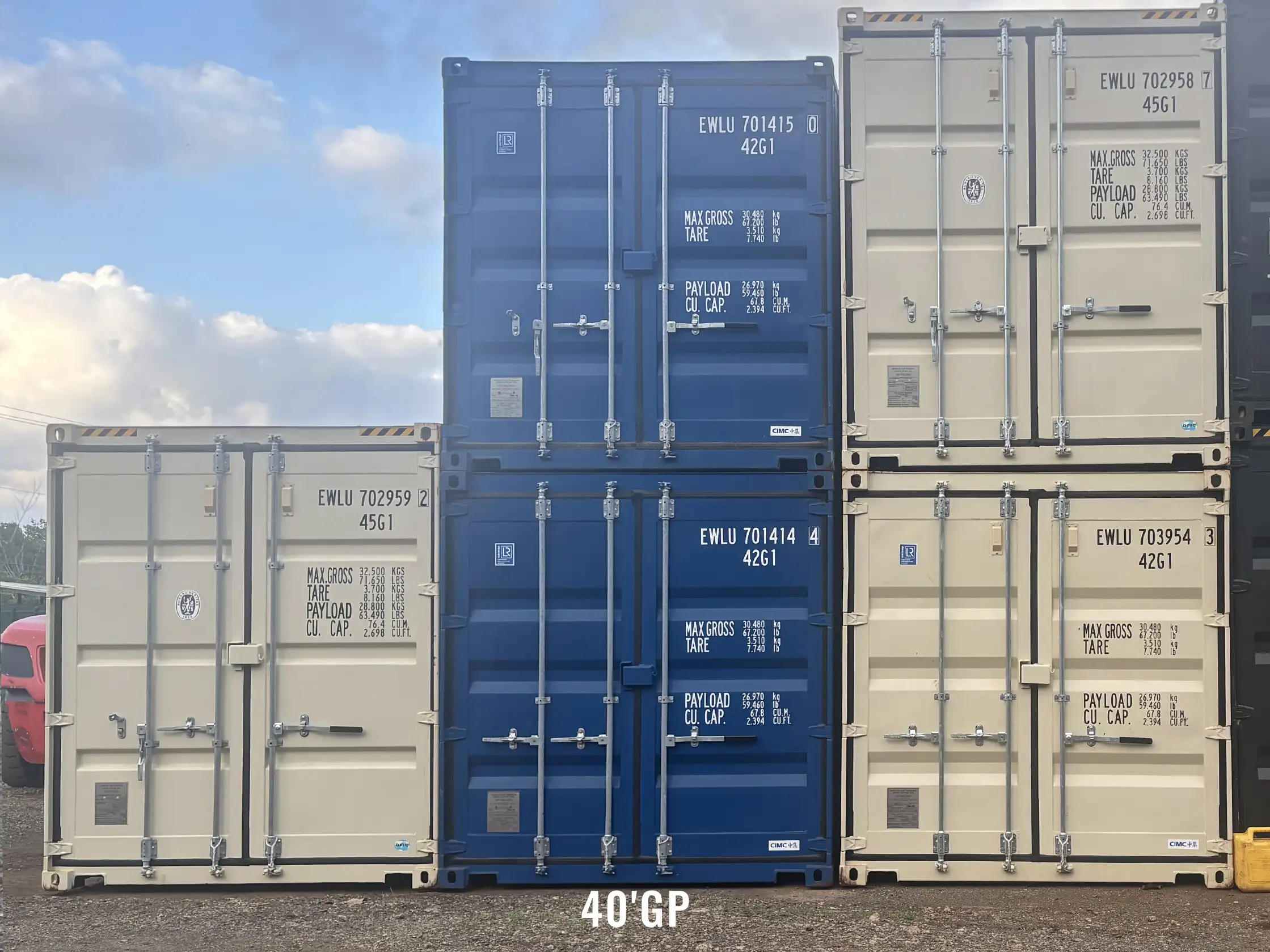40'GP Container For Sale In Hawaii
